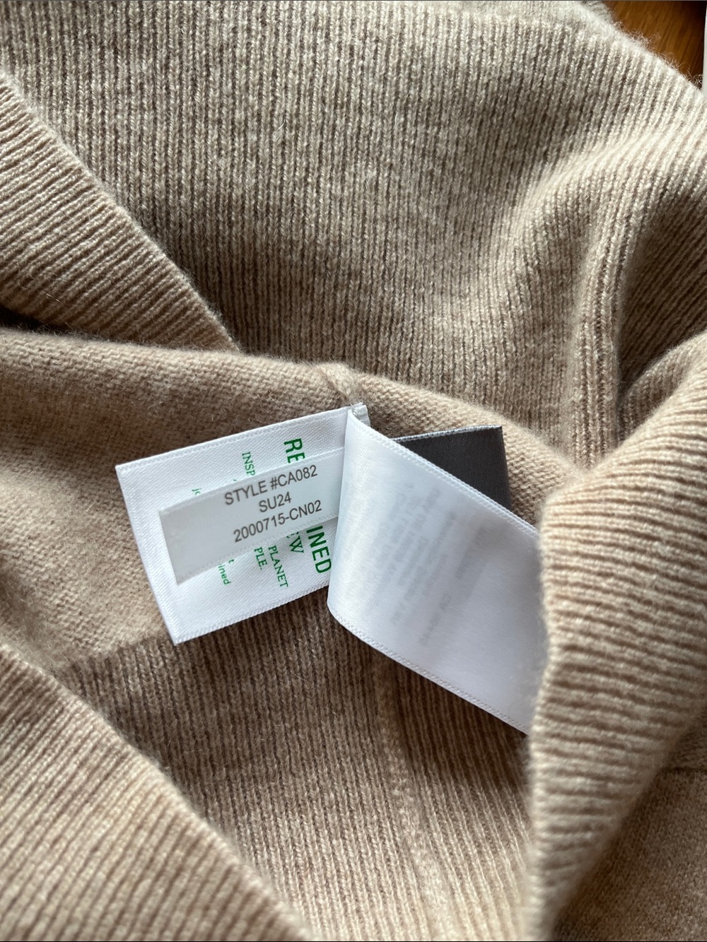 NWOT J. Crew | Cashmere Shrunken T-shirt | Heather Stone | Size M - Picture 9 of 12